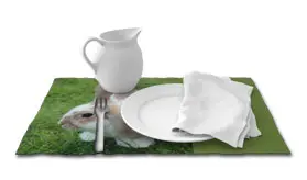 Textiles Tischset selbst gestalten
