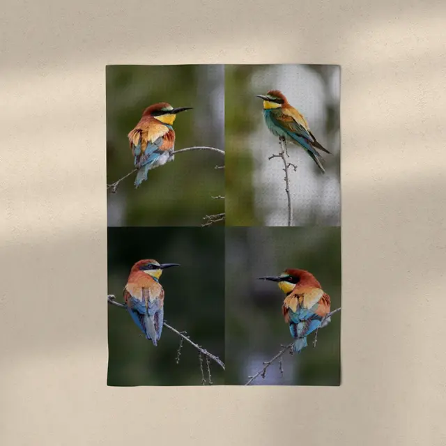 Geschirrtuch 50 x 70 cm Design 4 Bilder