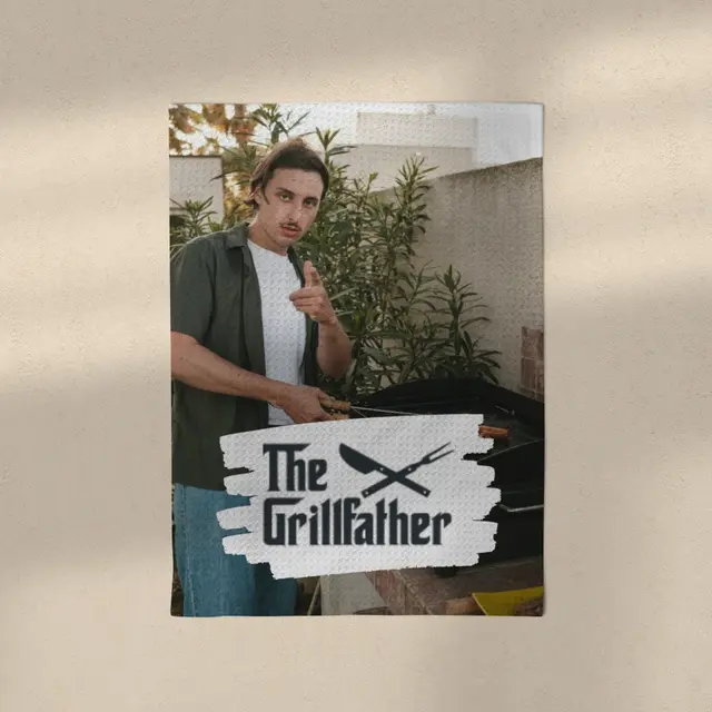 Geschirrtuch 50 x 70 cm Design Grillfather