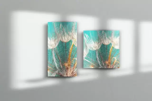 Fotoleinwand im Panoramaformat.