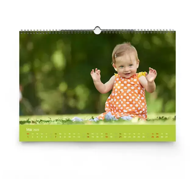 Die schönsten Erinnerungen durch das ganze Jahr im selbst gestalteten Kalender.