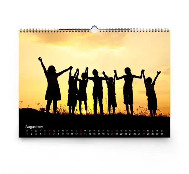 Jede Seite Ihres Kalenders ist frei gestaltbar.