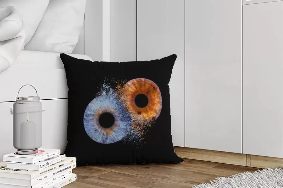 Fotokissen bedruckt mit Iris