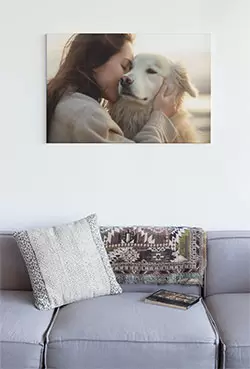 Best Friends: Hund und Besitzer auf Leinwand verewigt