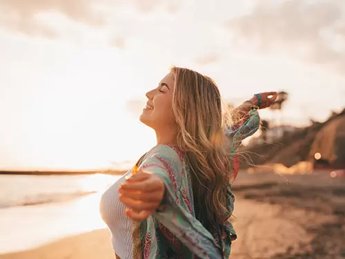 Urlaubserinnerungen an den Strandurlaub