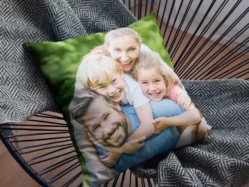 Kissen als Erinnerungsstück für die ganze Familie