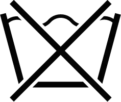 Symbol nicht waschen