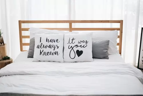 Personalisiertes Kissen mit Spruch zum Valentinstag