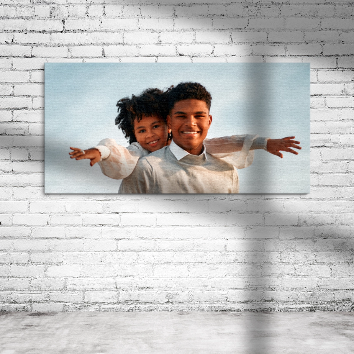 Panoramaleinwand im Großformat