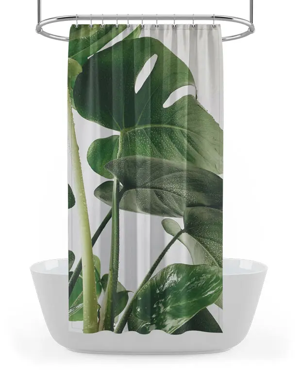 Motiv-Duschvorhang aus Ihren Designs Duschvorhang mit Ihrem Motiv bedruckt