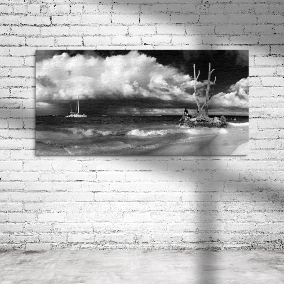 Hd-Leinwand im Panoramaformat