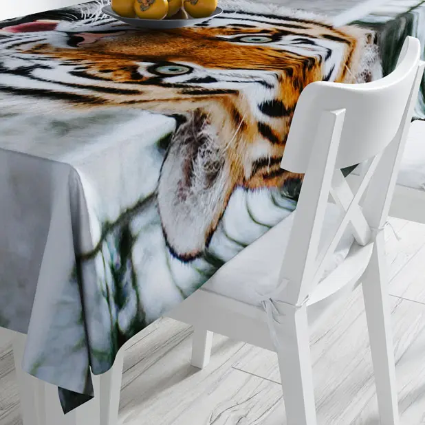 Tischdecke mit Fotos bedruckt