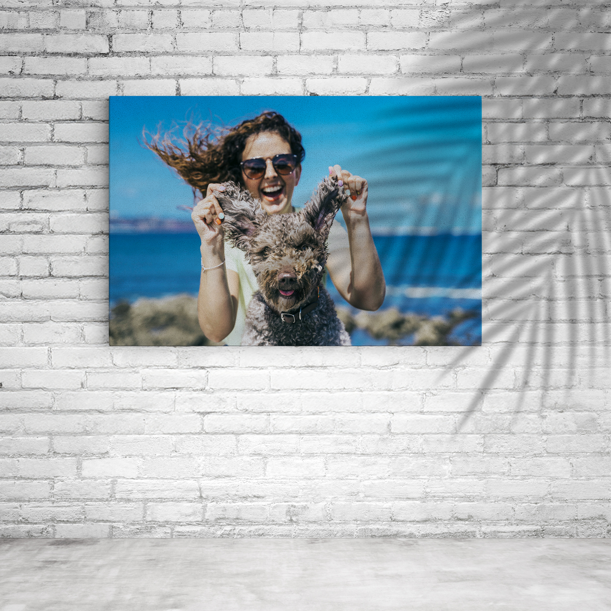 Canvasleinwand 120 x 80 cm mit Strandfoto