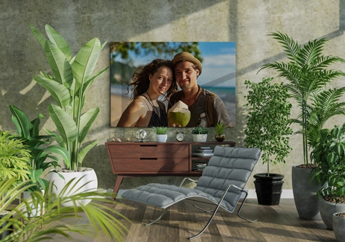 Urlaubsfoto als bleibende Erinnerung auf Leinwand