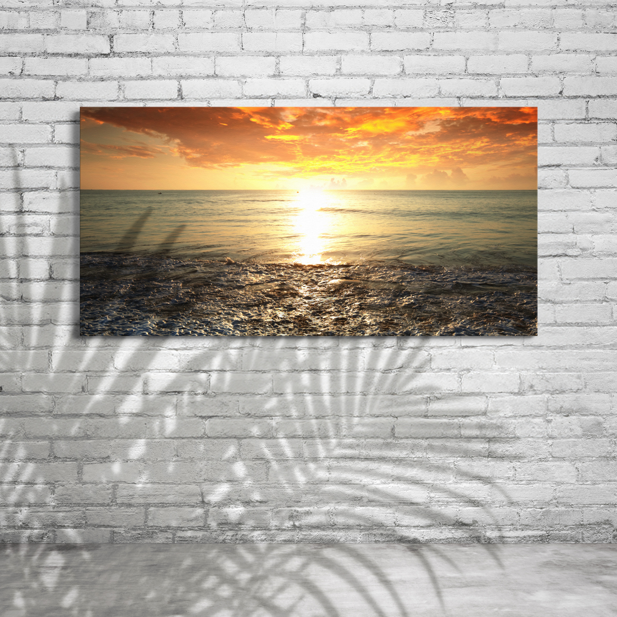 Perfekt für Landschaftspanoramas - Leinwand im Überformat