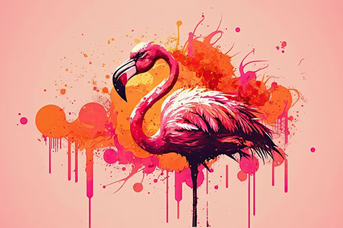 Hello Summer! Pink Flamingo