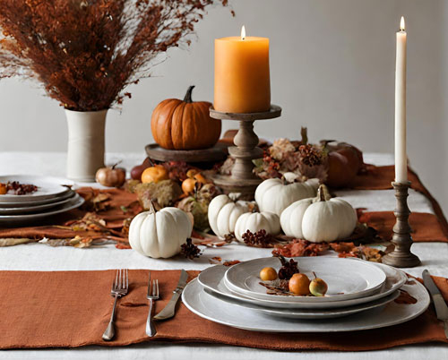 Magische Herbststimmung: Tischdekoration für gemütliche Herbstabende