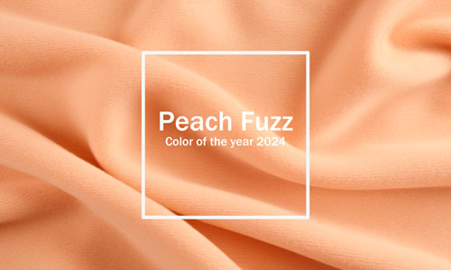 Peach Fuzz - Pantone Farbe des Jahres 2024